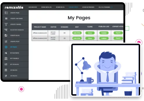 Remixable Website Builder