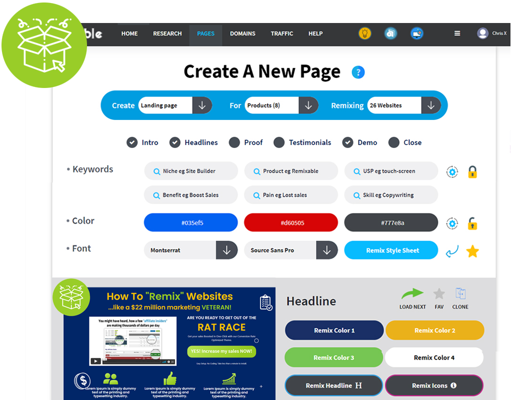 Remixable Page Builder – Build Sites with 500+ Blocks