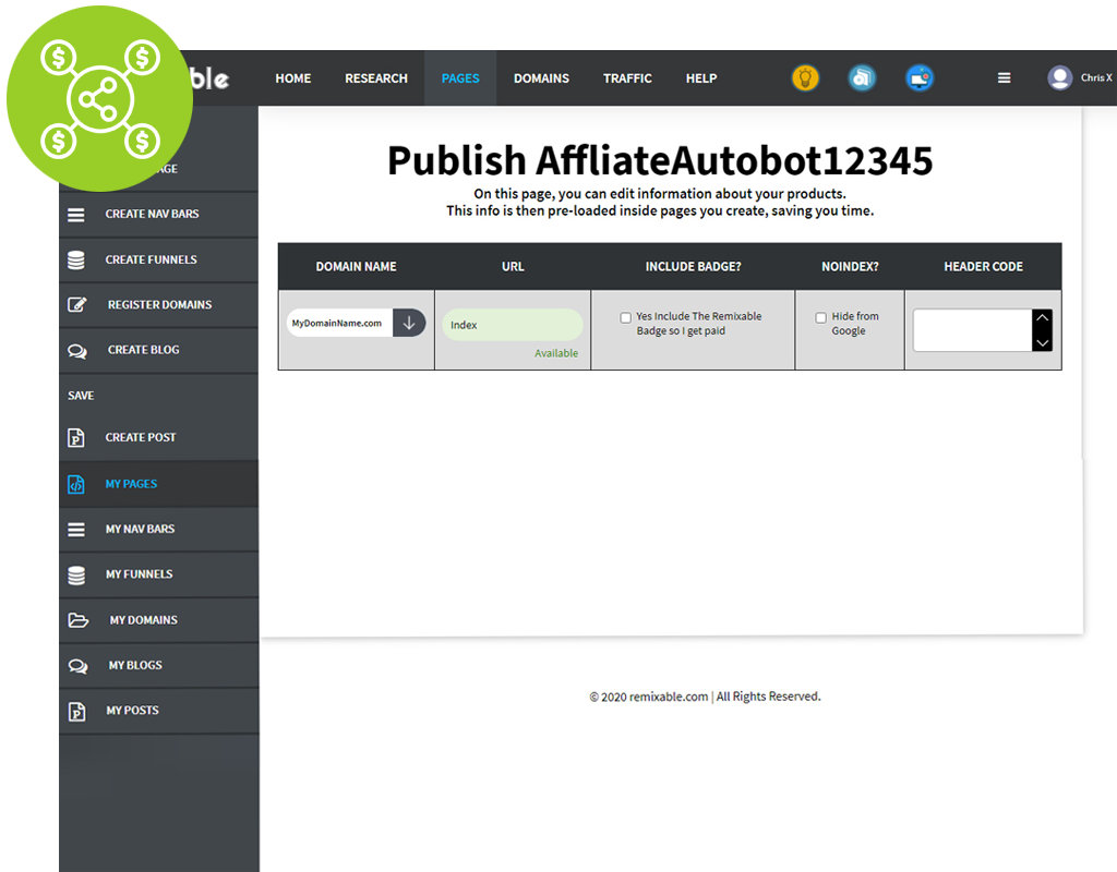Remixable Publish – Custom Domains and Secure Hosting